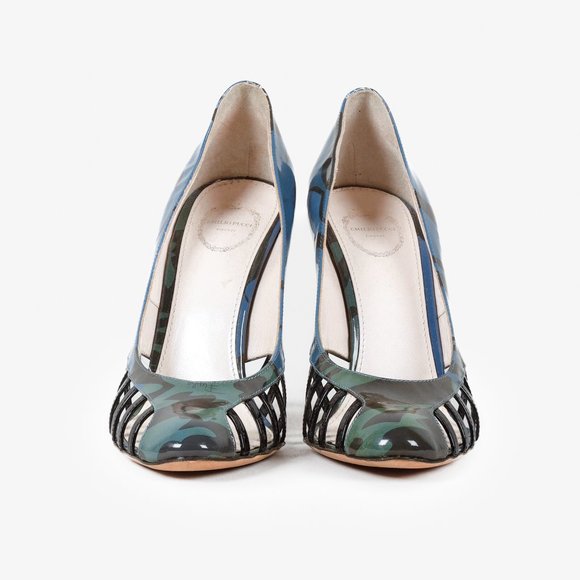 Emilio Pucci Abstract Caged Pumps - Picture 2 of 9